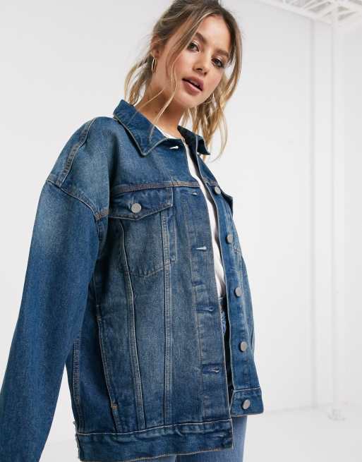 Asos denim hot sale jacket womens