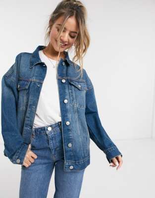 asos blue denim jacket