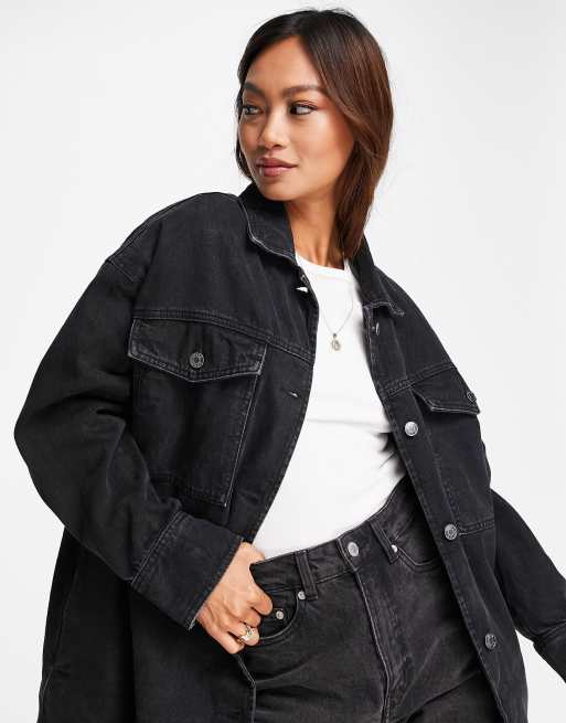 Asos sherpa hot sale denim jacket