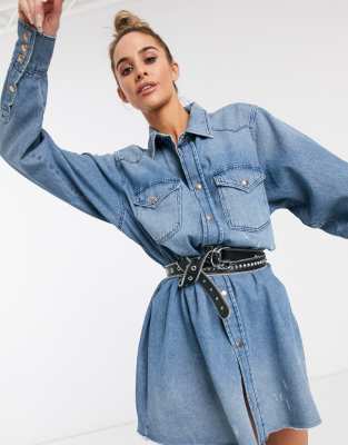 asos blue top