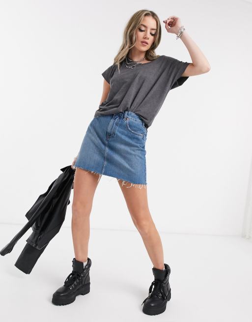 Asos jupe jean new arrivals