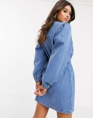 asos denim dress