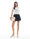 [ASOS DESIGN] ASOS DESIGN denim pull-on mini skirt in indigo-Navy 10 indigo
