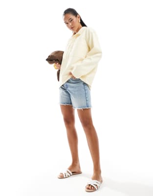 Asos Design Denim Rugby Top