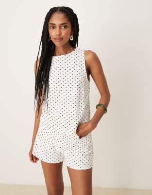 Asos Design Denim Shell Top