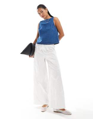 Asos Design Denim Shift Tank Top
