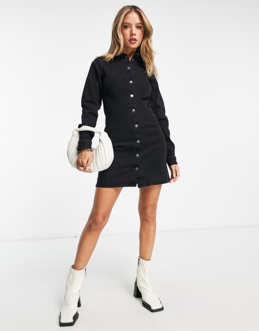 Asos denim hot sale shirt dress