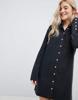 denim shirt dress asos