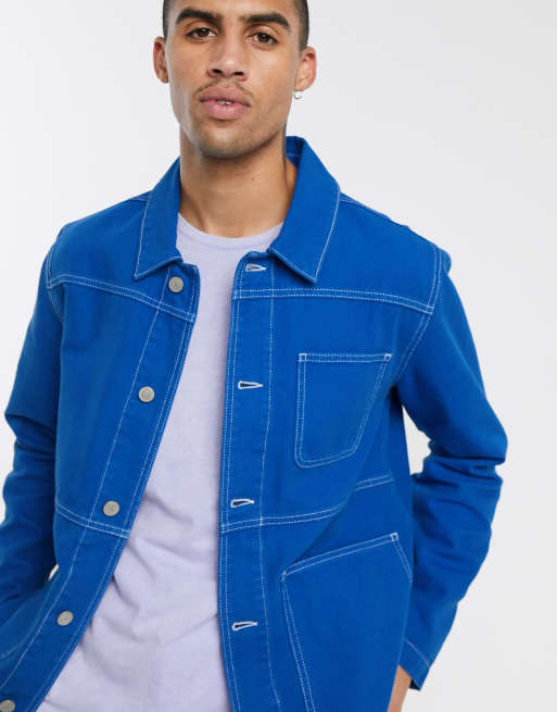 Cobalt blue 2025 denim jacket