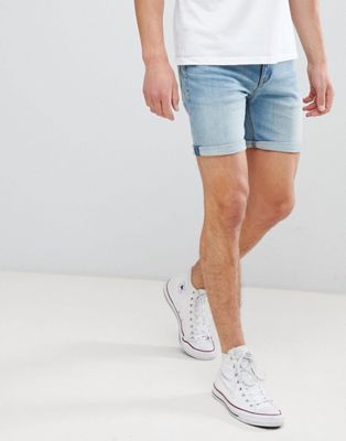 ASOS DESIGN denim shorts in skinny 