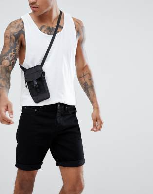 slim jean shorts