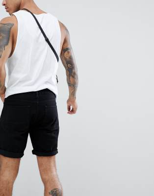 asos mens denim shorts