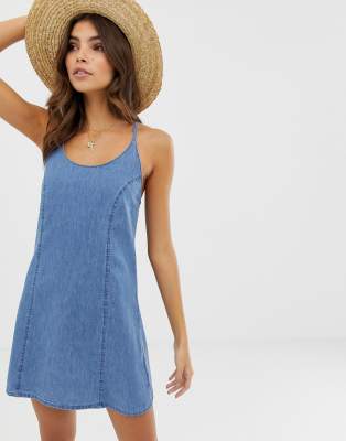 denim sundress