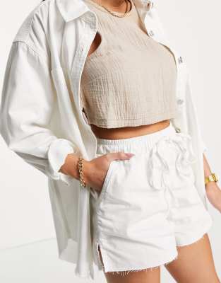 sweatpants shorts set