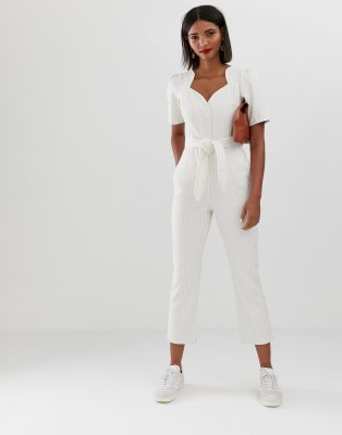 white full sleeve jumpsuit