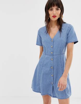 asos denim dress