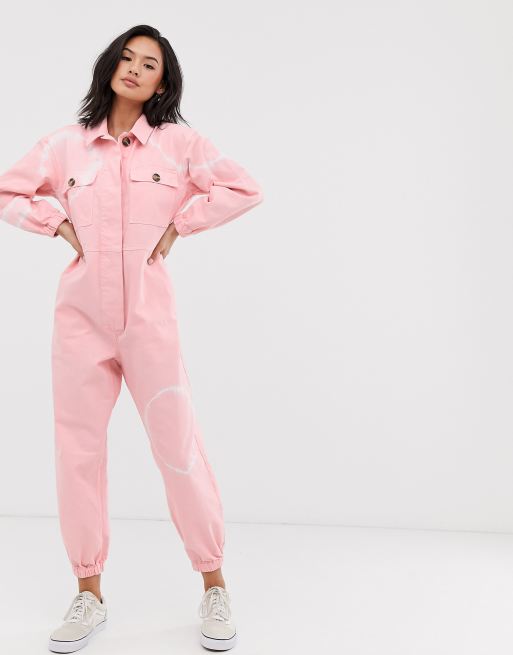 Topshop pink cheap boiler suit