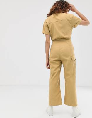 asos mustard jumpsuit