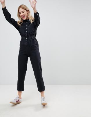 jumpsuit black denim