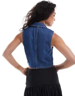 ASOS DESIGN DENIM VEST 