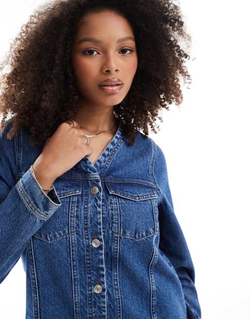 Maong long sleeve outfit sale