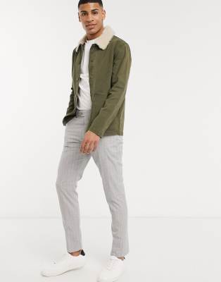 asos design worker jacket