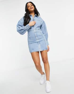 asos denim dress