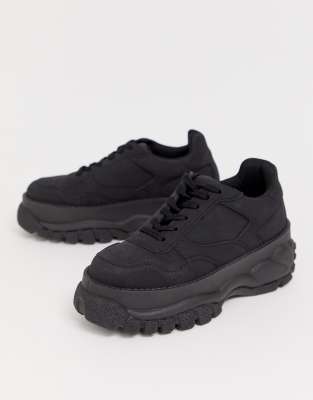 asos black sneakers