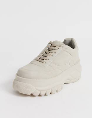 asos design distance chunky trainers