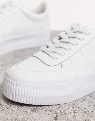 asos leather sneakers