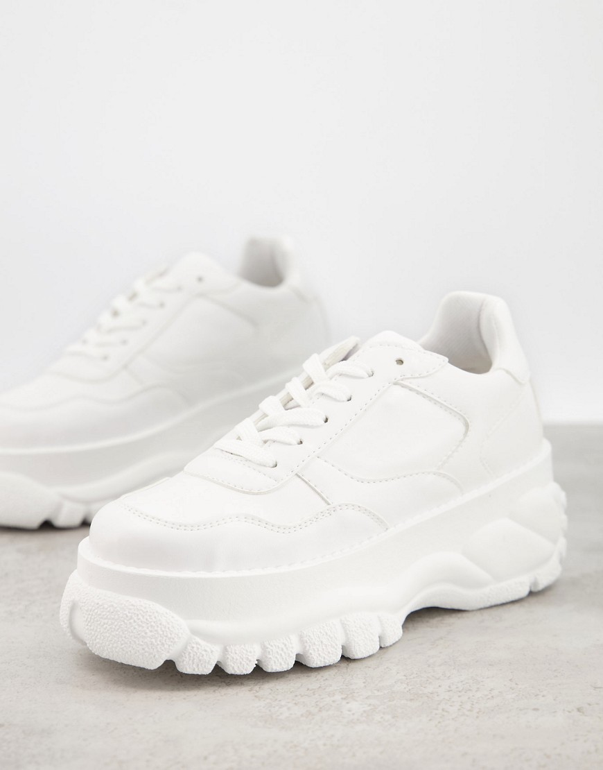 ASOS DESIGN Depend chunky sneakers in white