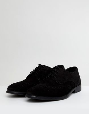 black suede shoes