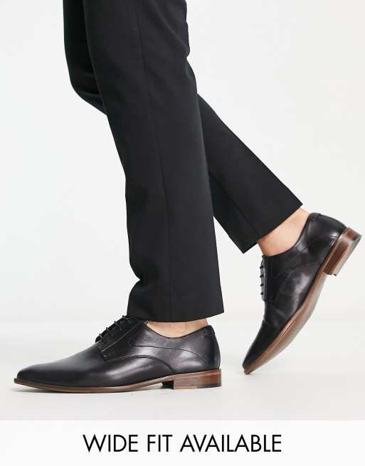 Asos black hot sale leather shoes