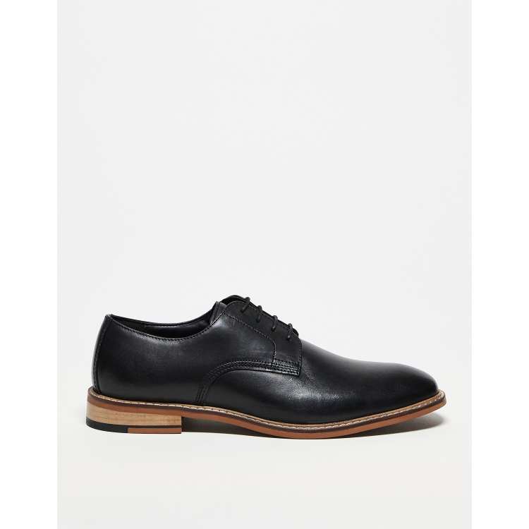 靴 wrinkles leather lace up derby shoes wrinkles leather lace up derby shoes
