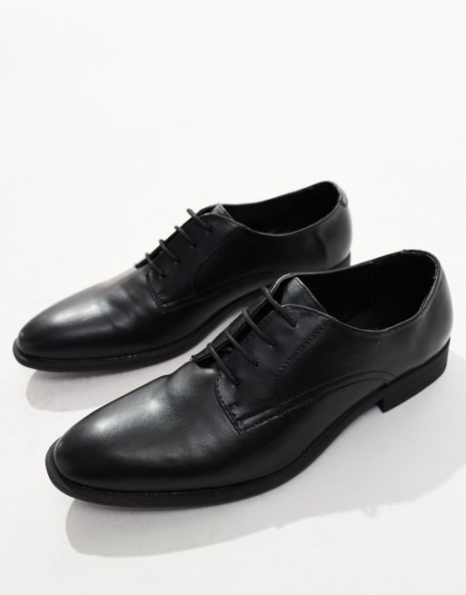 FhyzicsShops DESIGN derby shoes in black faux leather