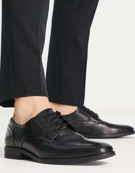 Asos black store leather shoes