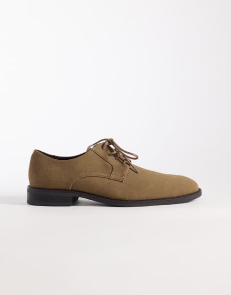 ASOS DESIGN derby shoes in stone - view 1