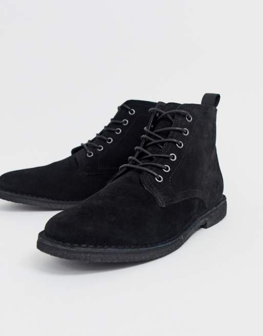 Asos black sale desert boots