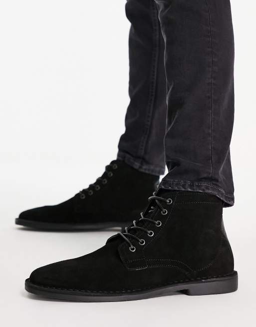 Asos black hot sale desert boots