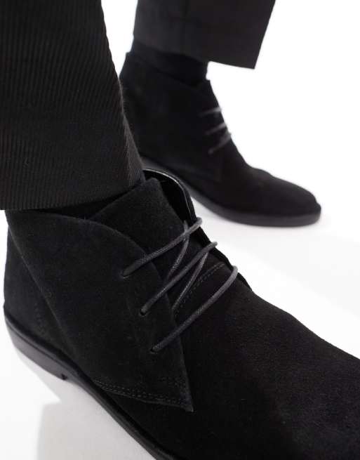 Asos black suede on sale boots