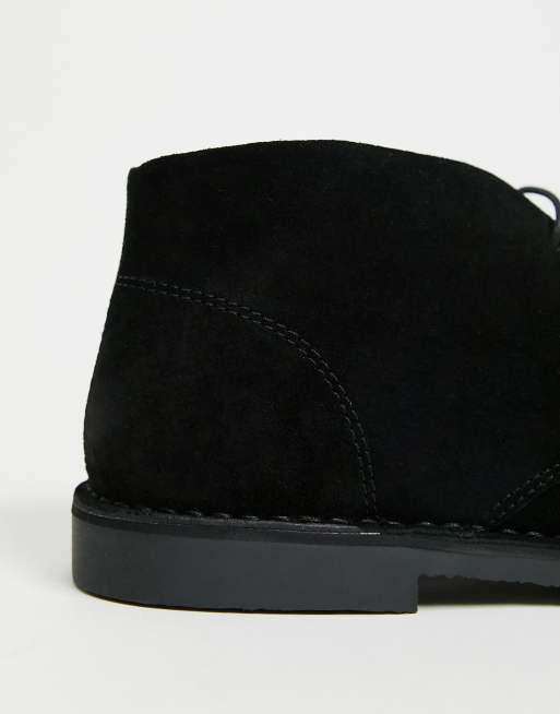 asos black suede boots