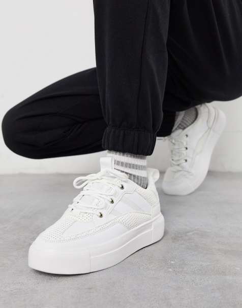 asos white chunky trainers