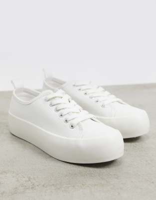 asos white canvas shoes
