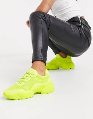 Womens sneakers with store lime green