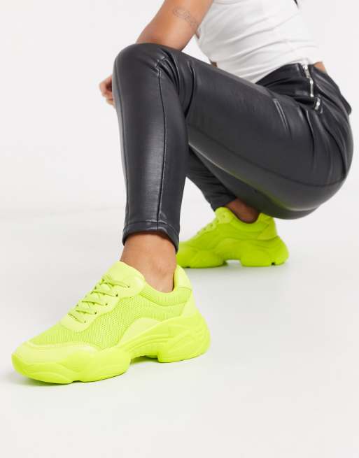 Nike neon green on sale trainers