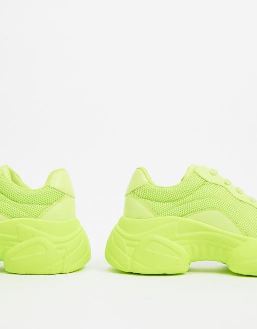 Lime sales color sneakers