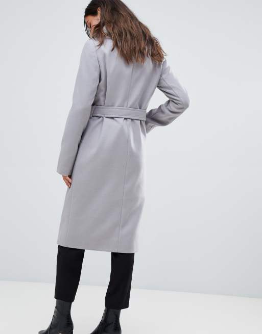 Asos fur hot sale collar coat