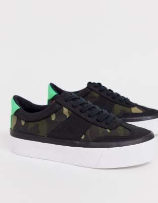 asos flatform trainers