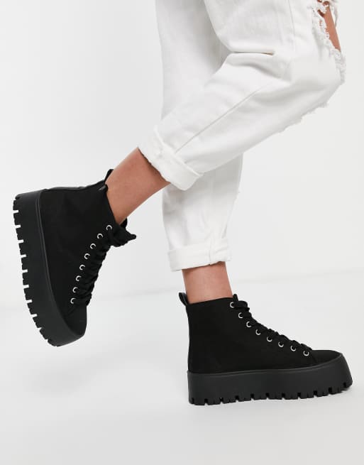 Asos high hot sale top sneakers