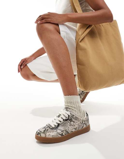 ASOS DESIGN - Deuce - Baskets rétro - Serpent